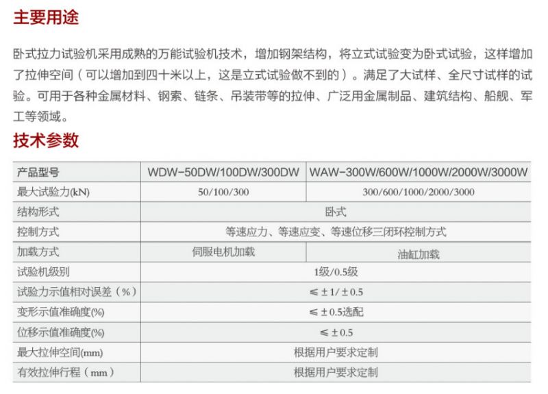 鋼絞線 臥式拉力試驗機